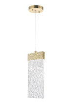 Load image into Gallery viewer, LED Pendant with Gold Leaf Finish