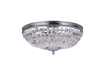 Load image into Gallery viewer, 4 Light Bowl Flush Mount with Chrome finish