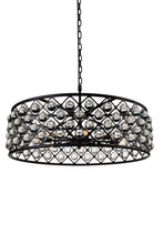 Load image into Gallery viewer, 5 Light  Chandelier with Black finish