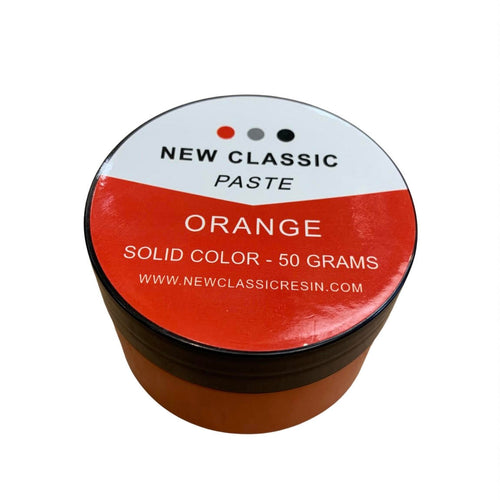 Orange 50 Grams Solid Color Paste Highly Concentrated